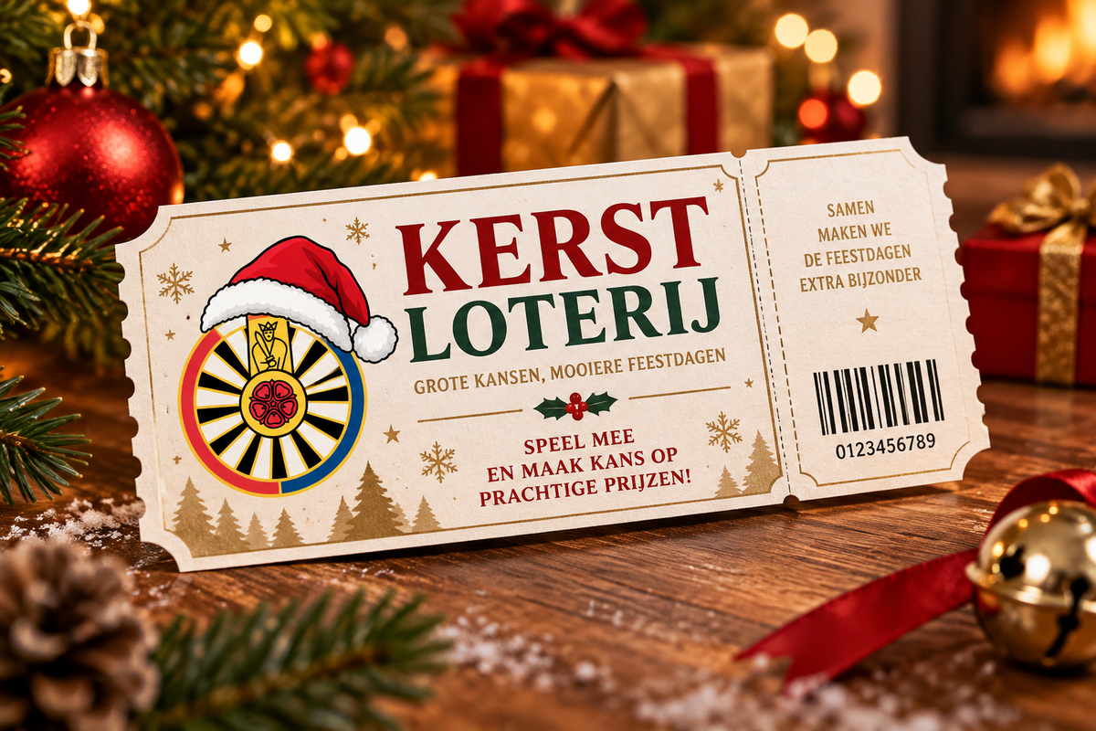 Loten voor kerstloterij